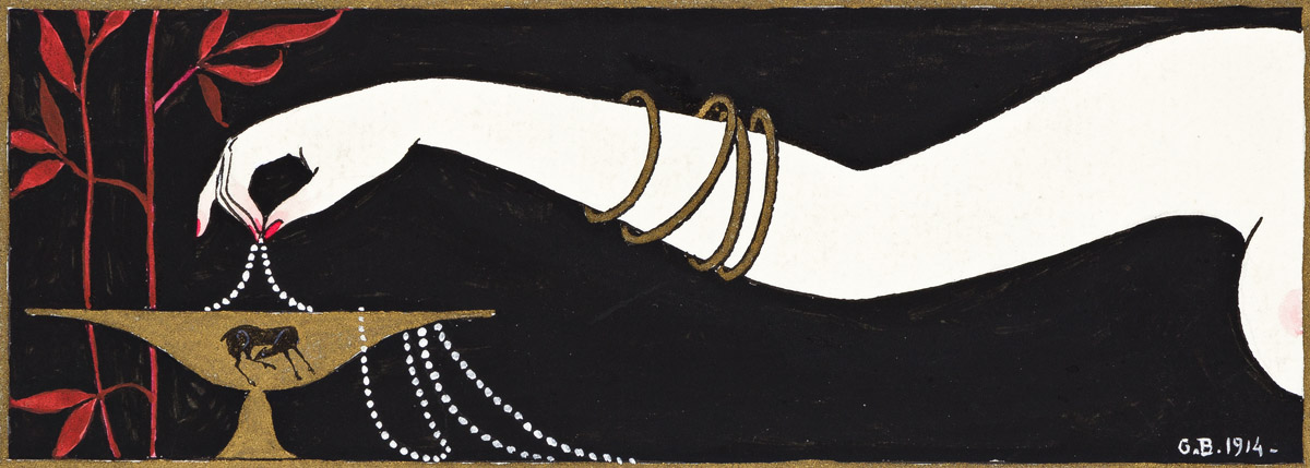 GEORGE BARBIER (1882 1932) Les danses au clair de lune Les GEORGE BARBIER (1882 1932) Les danses au clair de lune Les